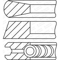  stūmoklio žiedų komplektas <small>Goetze Diamond Coated® LKZ-Ring®</small>