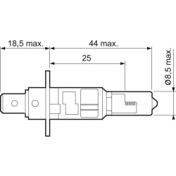  lemputė, posūkio lemputė <small>ESSENTIAL</small>