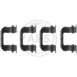  priedų komplektas, diskinių stabdžių trinkelės