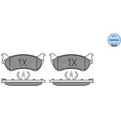  stabdžių trinkelių rinkinys, diskinis stabdys <small>MEYLE-ORIGINAL: True to OE.</small>