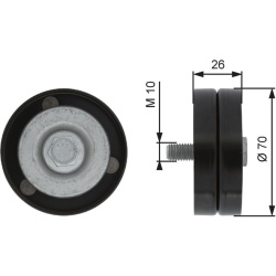  kreipiantysis skriemulys, V formos rumbuotas diržas <small>DriveAlign™</small>
