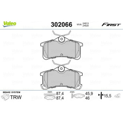  stabdžių trinkelių rinkinys, diskinis stabdys <small>ESSENTIAL</small>