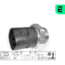  temperatūros jungiklis, radiatoriaus ventiliatorius