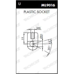  dujinė spyruoklė, bagažinė <small>MONROE MaxLift</small>