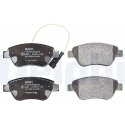  stabdžių trinkelių rinkinys, diskinis stabdys