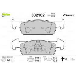  stabdžių trinkelių rinkinys, diskinis stabdys <small>FIRST</small>