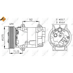  kompresorius, oro kondicionierius <small>EASY FIT</small>