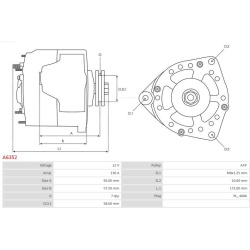  kintamosios srovės generatorius <small>Brand new AS-PL</small>
