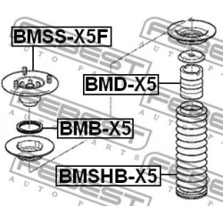  frikcinis guolis, pakabos statramsčio atramos montavimas