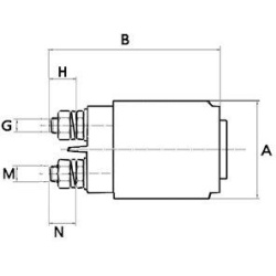  solenoidinis jungiklis, starteris