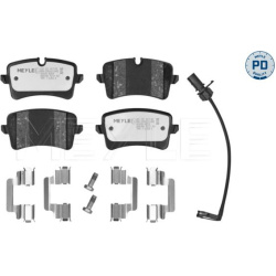  stabdžių trinkelių rinkinys, diskinis stabdys <small>MEYLE-PD: Advanced performance and design.</small>