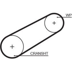  paskirstymo diržas <small>PowerGrip™</small>