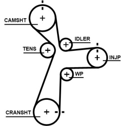 paskirstymo diržas <small>PowerGrip™</small>