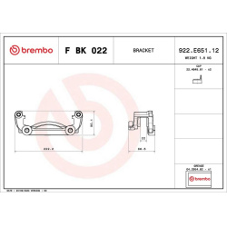  stabdžių apkabos kronšteino rinkinys <small>PRIME LINE</small>