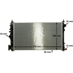  radiatorius, variklio aušinimas <small>BEHR *** PREMIUM LINE ***</small>