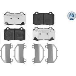  stabdžių trinkelių rinkinys, diskinis stabdys <small>MEYLE-PD: Advanced performance and design.</small>