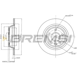  stabdžių diskas (1vnt)