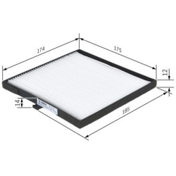  filtras, salono oras