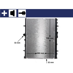 radiatorius, variklio aušinimas <small>BEHR</small>