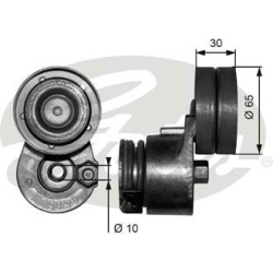  diržo įtempiklis, V formos rumbuotas diržas <small>DriveAlign™</small>