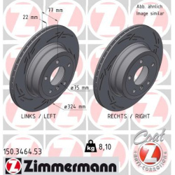  stabdžių diskas (1vnt) <small>BLACK Z</small>