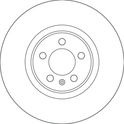  stabdžių diskas (1vnt) <small>TRW SINGLE</small>