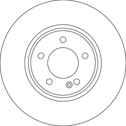  stabdžių diskas (1vnt) <small>TRW SINGLE</small>