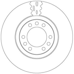  stabdžių diskas (1vnt) <small>TRW SINGLE</small>