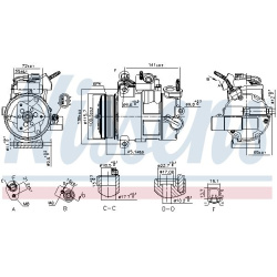  kompresorius, oro kondicionierius <small>** FIRST FIT **</small>
