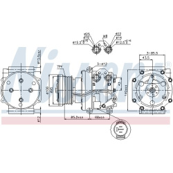  kompresorius, oro kondicionierius <small>** FIRST FIT **</small>
