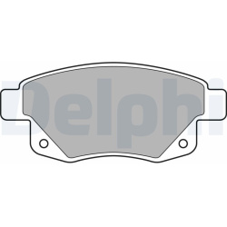  stabdžių trinkelių rinkinys, diskinis stabdys