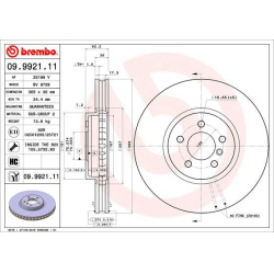  stabdžių diskas (1vnt) <small>PRIME LINE - UV Coated</small>