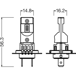  lemputė, priekinis žibintas <small>LEDriving® HL EASY GEN 2</small>
