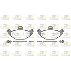  stabdžių trinkelių rinkinys, diskinis stabdys