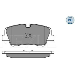  stabdžių trinkelių rinkinys, diskinis stabdys <small>MEYLE-PD: Advanced performance and design.</small>