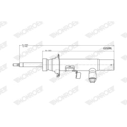  amortizatorius <small>Monroe RideSense Electronic Suspension</small>