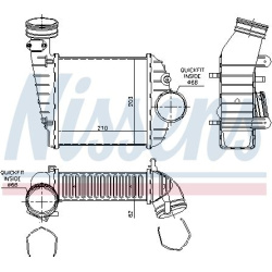  tarpinis suslėgto oro aušintuvas, kompresorius <small>** FIRST FIT **</small>
