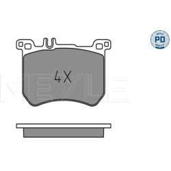  stabdžių trinkelių rinkinys, diskinis stabdys <small>MEYLE-PD: Advanced performance and design.</small>