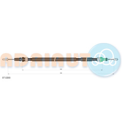  trosas, stovėjimo stabdys