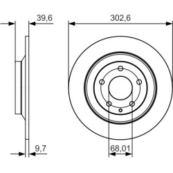  stabdžių diskas (1vnt)