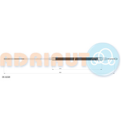  trosas, stovėjimo stabdys