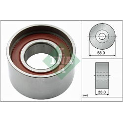  įtempiklio skriemulys, paskirstymo diržas