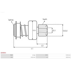  laisvos eigos pavara, starteris <small>AS</small>