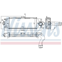  tarpinis suslėgto oro aušintuvas, kompresorius <small>** FIRST FIT **</small>