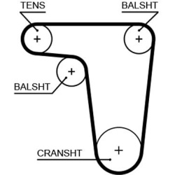  paskirstymo diržas <small>PowerGrip™</small>