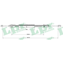  trosas, stovėjimo stabdys