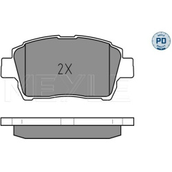  stabdžių trinkelių rinkinys, diskinis stabdys