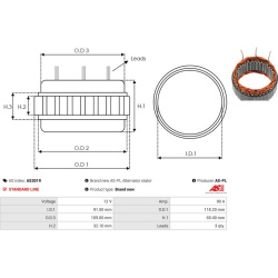  Statorius, generatorius <small>Brand new AS-PL</small>