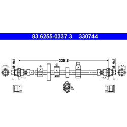 stabdžių žarnelė  stabdžių žarnelė