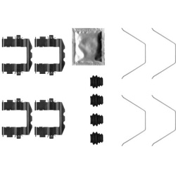  priedų komplektas, diskinių stabdžių trinkelės